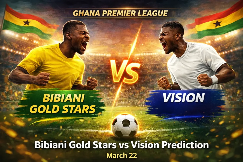 Bibiani Gold Stars vs Vision Prediction